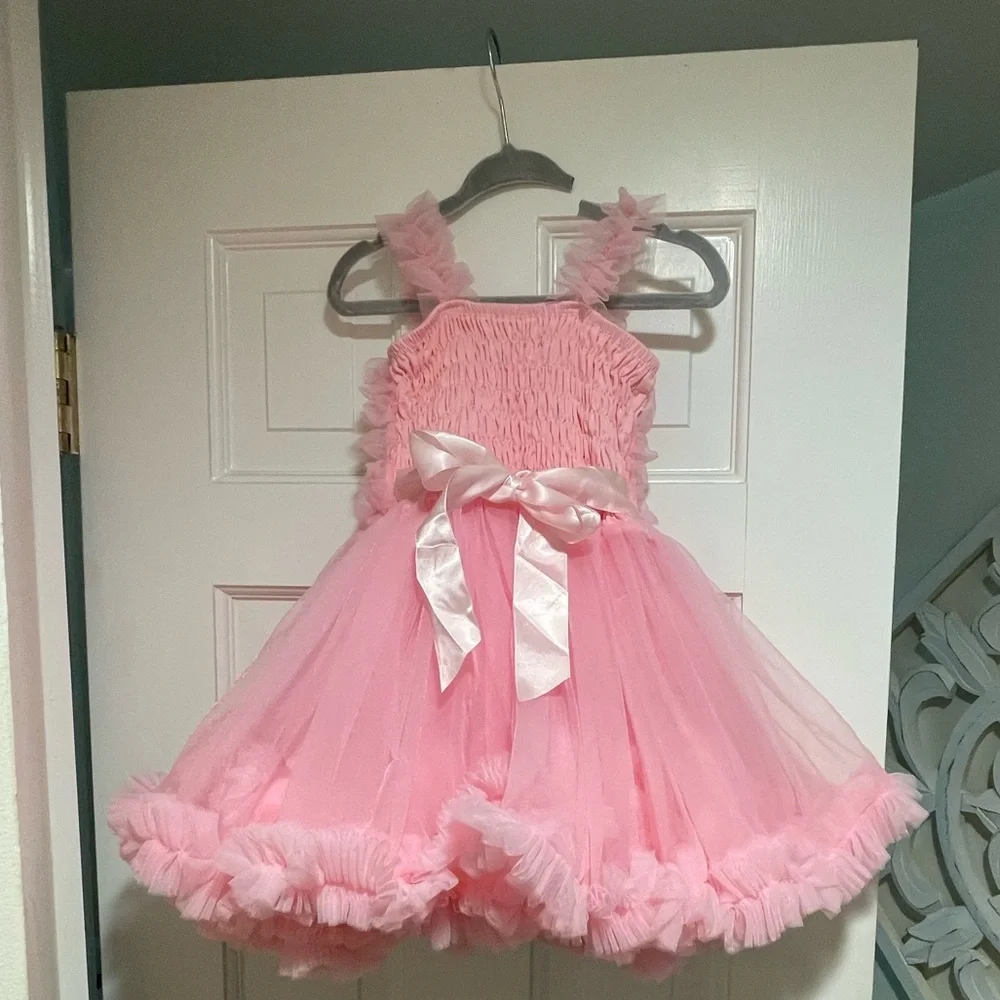 Ruffle Butts Pink Ruffled party dress - Picture 2 of 6